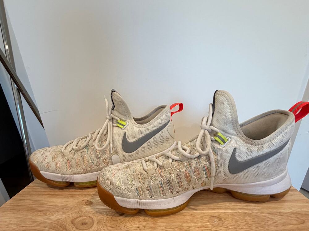 Nike Air KD9 Summer Kevin Durant White Multi Color Basketball Shoes 2016